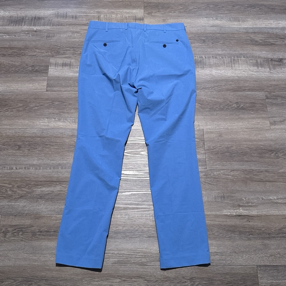 Peter Millar Crown Crafted Men's Size 36x32 Brook Blue Surge Performance Pants - Picture 2 of 11